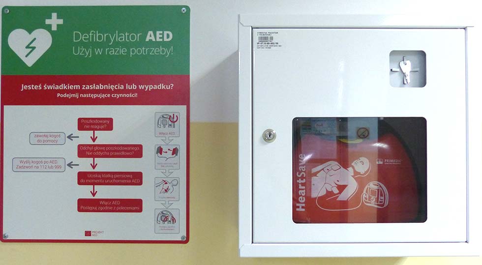 Defibrylator AED w kolbuszowskim starostwie - Zdjęcie główne