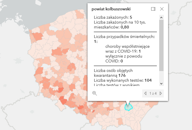 Raport zakażeń Covid-19 w powiecie kolbuszowskim. Odnotowano zachorowania i zgon [sobota - 24 kwietnia]  - Zdjęcie główne