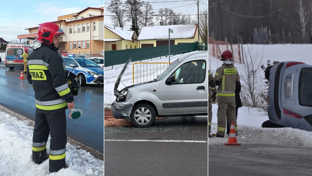 6 stłuczek w jeden dzień na drogach powiatu kolbuszowskiego. Policjanci mieli pełne ręce roboty. Co ustalili? - Zdjęcie główne