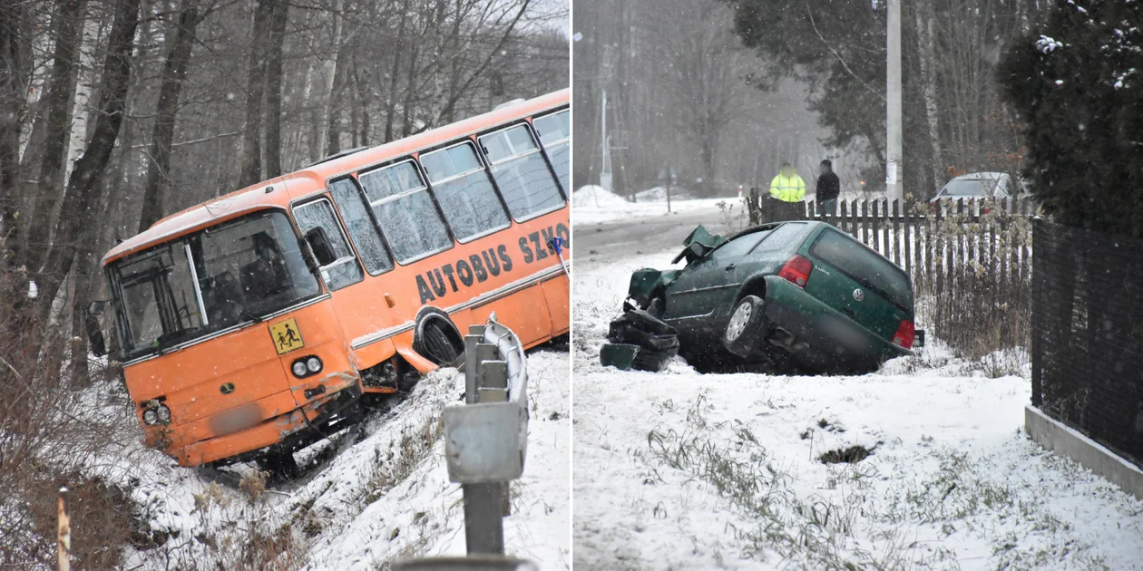 Zderzenie samochodu osobowego z autobusem w Kupnie. Nowe fakty - Zdjęcie główne