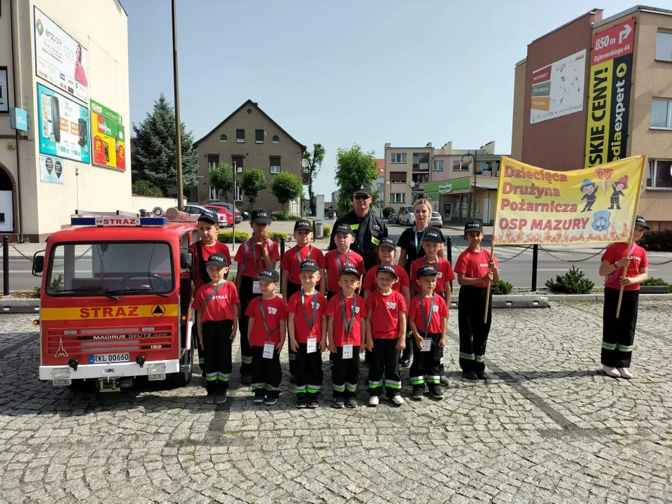 Dziecięca Drużyna Pożarnicza OSP Mazury na olimpiadzie w Wieruszowie [ZDJĘCIA] - Zdjęcie główne