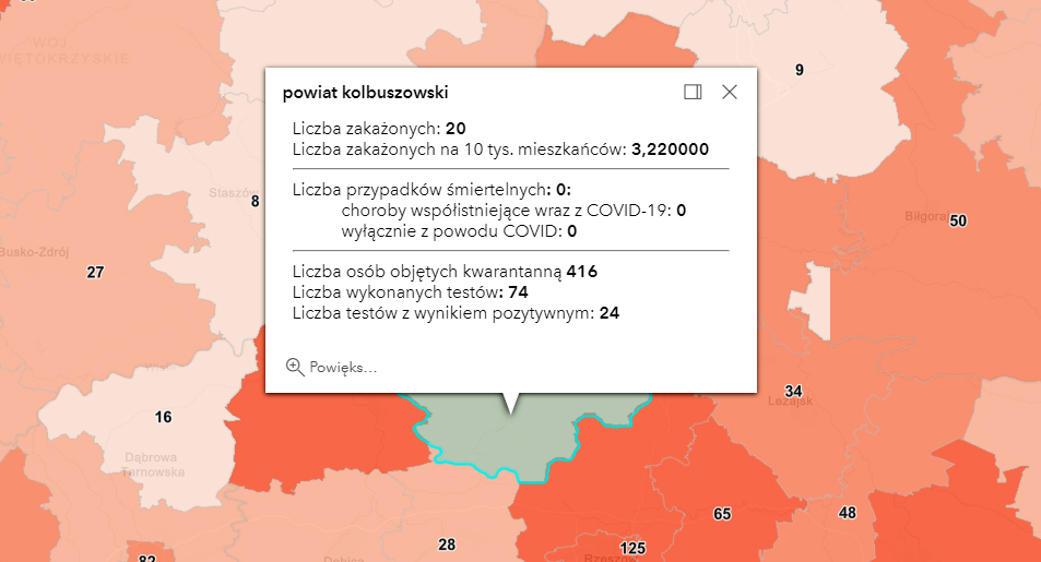 74 wykonane testy i kolejne zakażenia w powiecie kolbuszowski [niedziela - 21 marca] - Zdjęcie główne