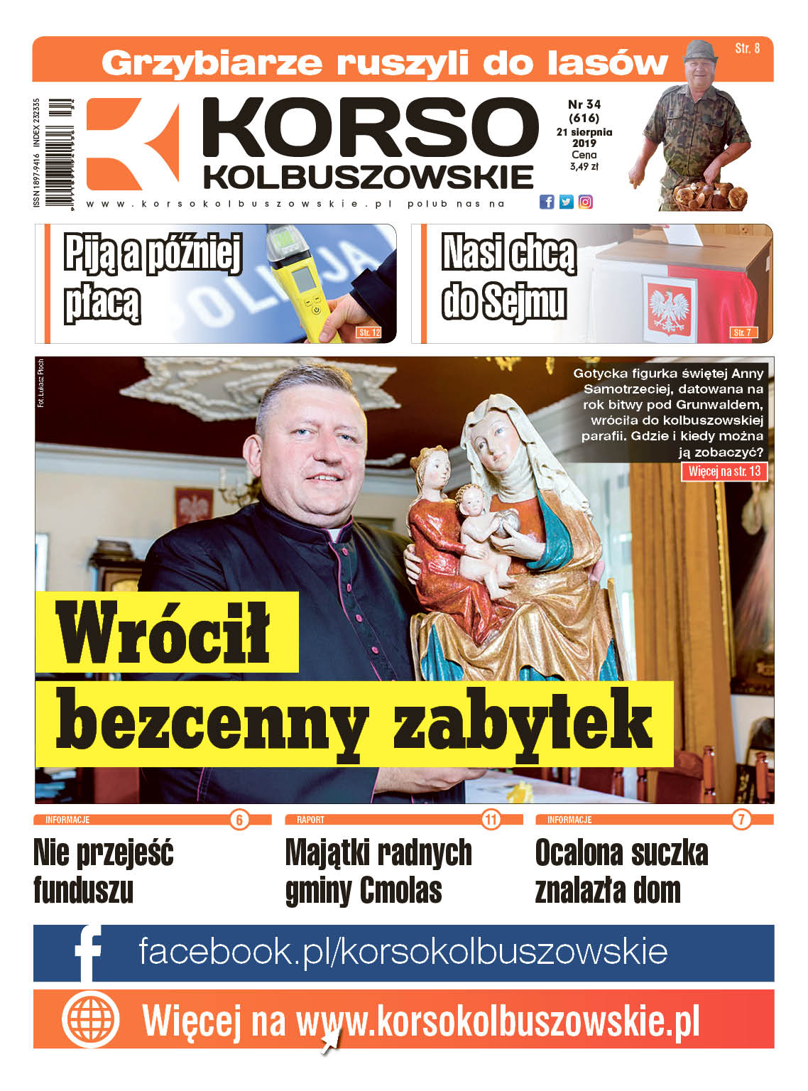 Nowy numer Korso Kolbuszowskie - nr 34/2019 - Zdjęcie główne