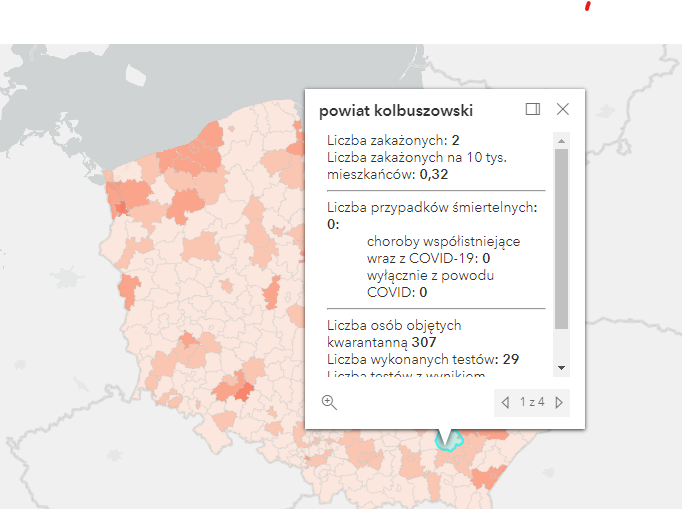 Kolejne zachorowania na Covid-19 w powiecie kolbuszowskim. W kraju ponad 4 tysiące [poniedziałek - 1 listopada] - Zdjęcie główne