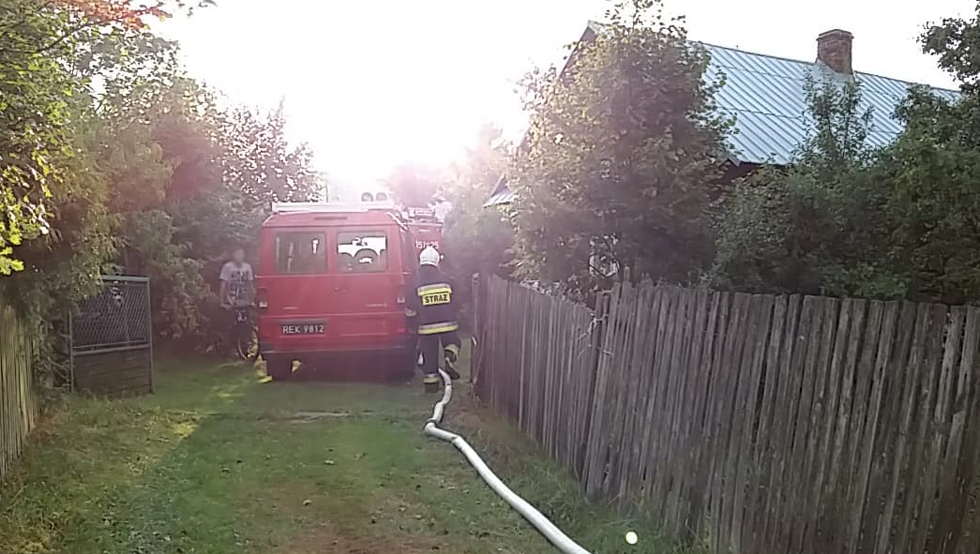 GMINA CMOLAS. Dom zapalił się od uderzenia pioruna  - Zdjęcie główne