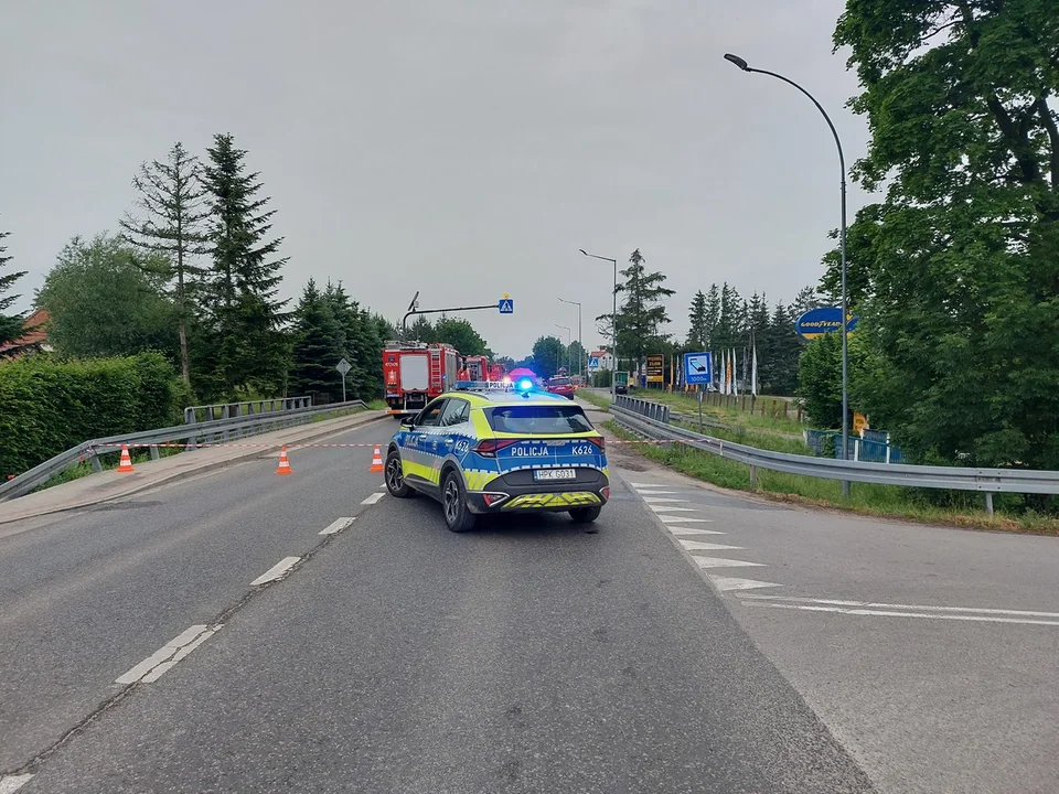 Wyciek gazu na stacji paliw w Ropczycach. Policja na miejscu - Zdjęcie główne