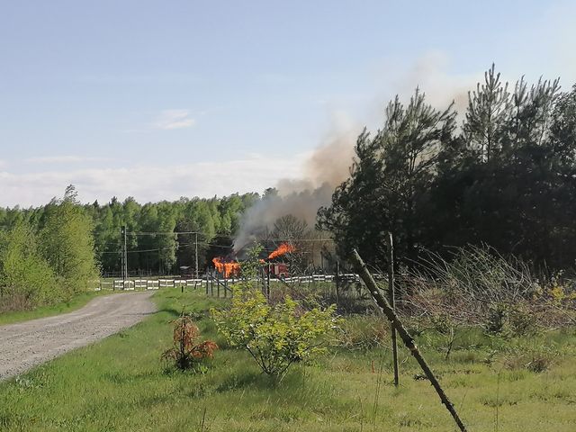 Pożar w Nowej Wsi.