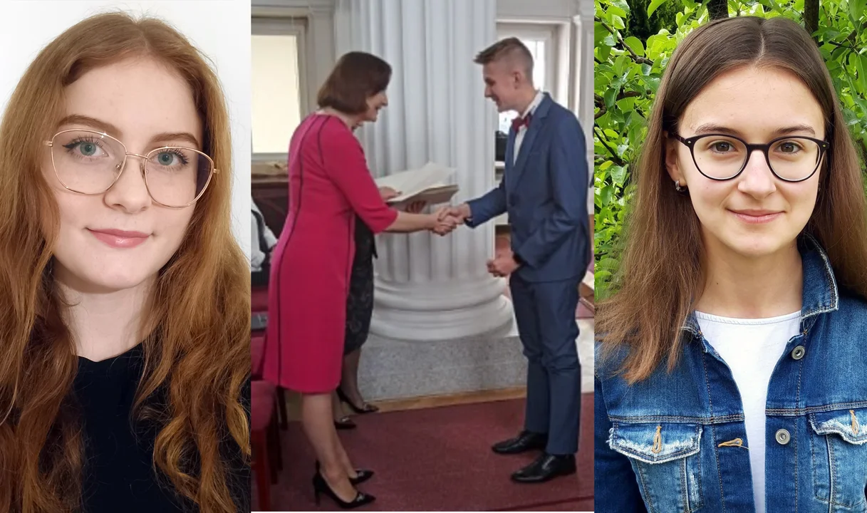 Ewelina Sitarz i Weronika Fitał ze szkoły w Weryni oraz Maciej Sudoł z LO w Kolbuszowej stypendystami Prezesa Rady Ministrów - Zdjęcie główne