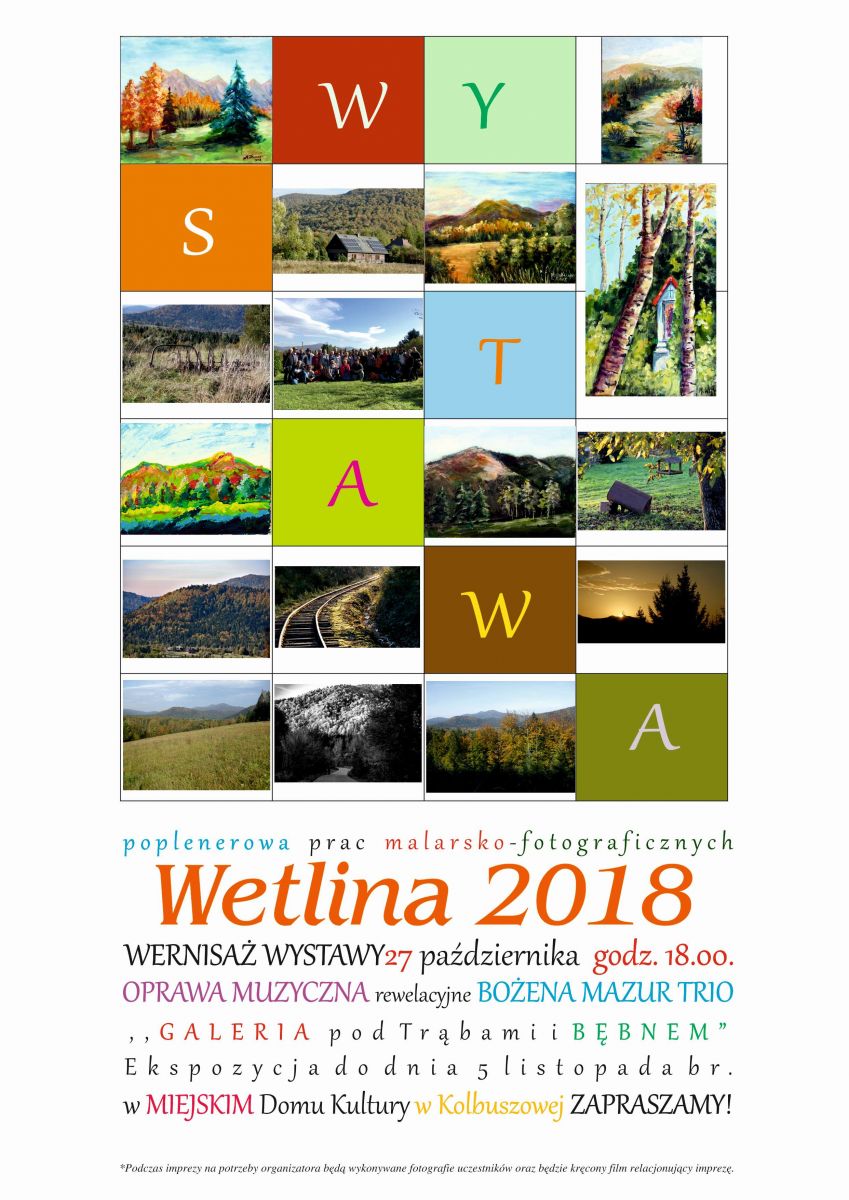 Przed nami wernisaż wystawy "Wetlina 2018" w Kolbuszowej - Zdjęcie główne