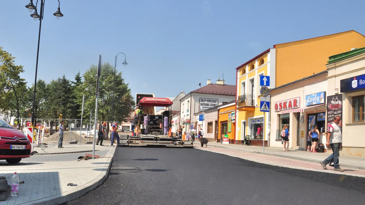 Przebudowa rynku w Kolbuszowej - rok 2012