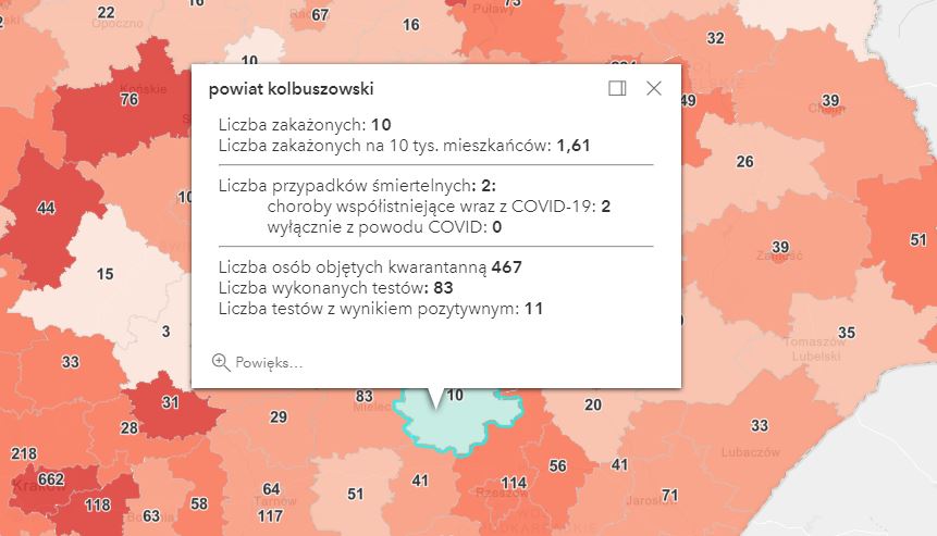 Zakażenia na Podkarpaciu. Dwie osoby zmarłe w powiecie [sobota - 10 kwietnia] - Zdjęcie główne