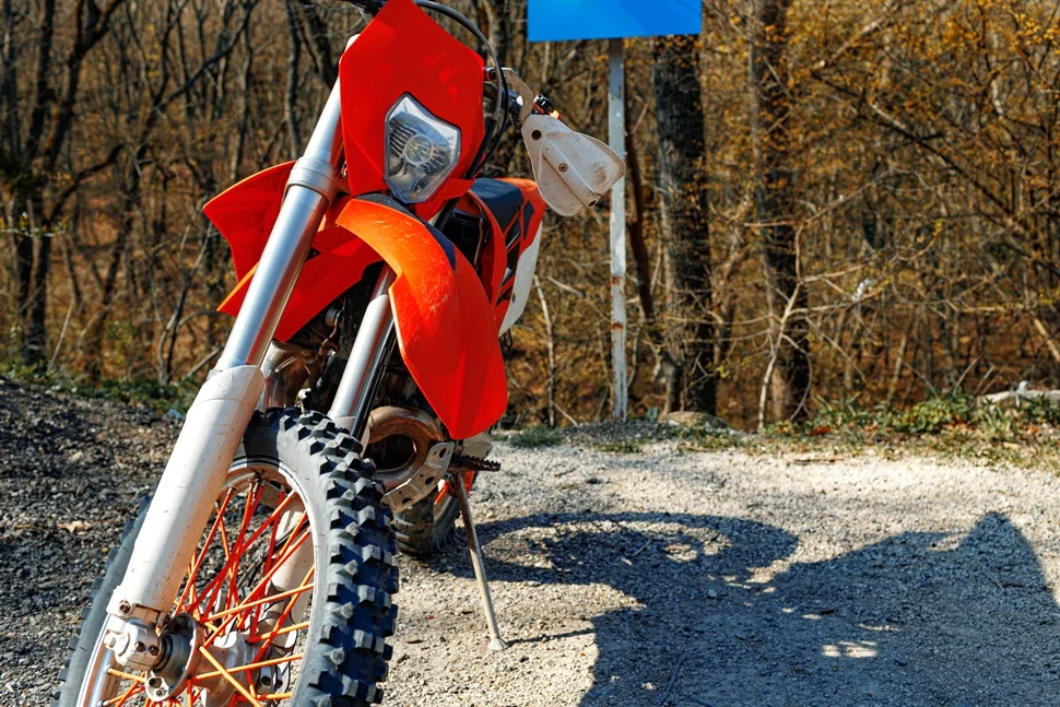 Straż leśna interweniowała w Porębach Dymarskich. Motocrossowiec został ukarany mandatem - Zdjęcie główne