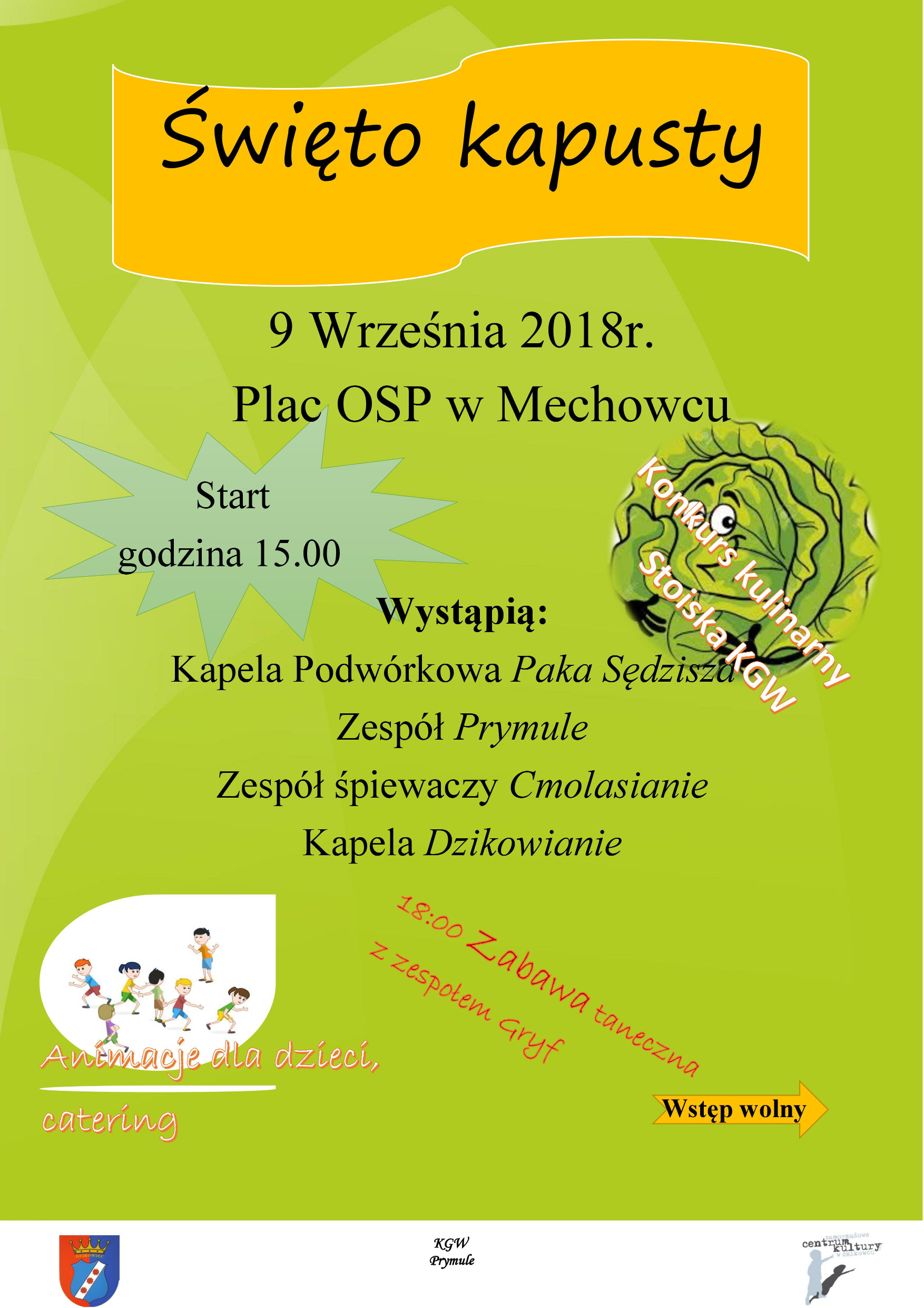 Gmina Dzikowiec. W Mechowcu odbędzie się tradycyjne już "Święto kapusty" - Zdjęcie główne