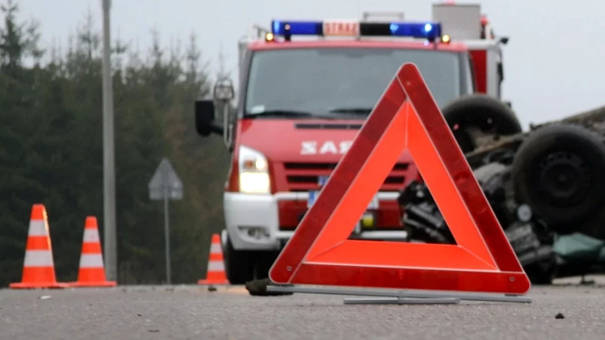 Wypadek na drodze krajowej nr 9 w Widełce. Utrudnienia w kierunku Rzeszowa - Zdjęcie główne