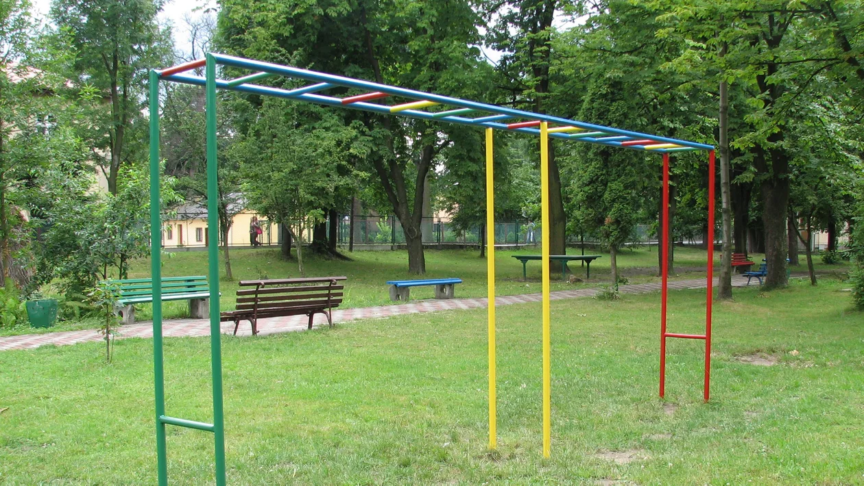 Ogródek Jordanowski w Kolbuszowej przed modernizacją. 