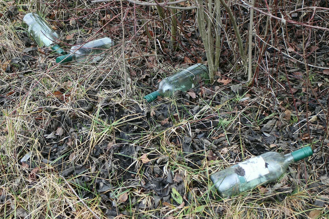 Butelki, folie, papiery i prezerwatywy. Śmieci zamiast na wysypisku, lądują w rowach - Zdjęcie główne