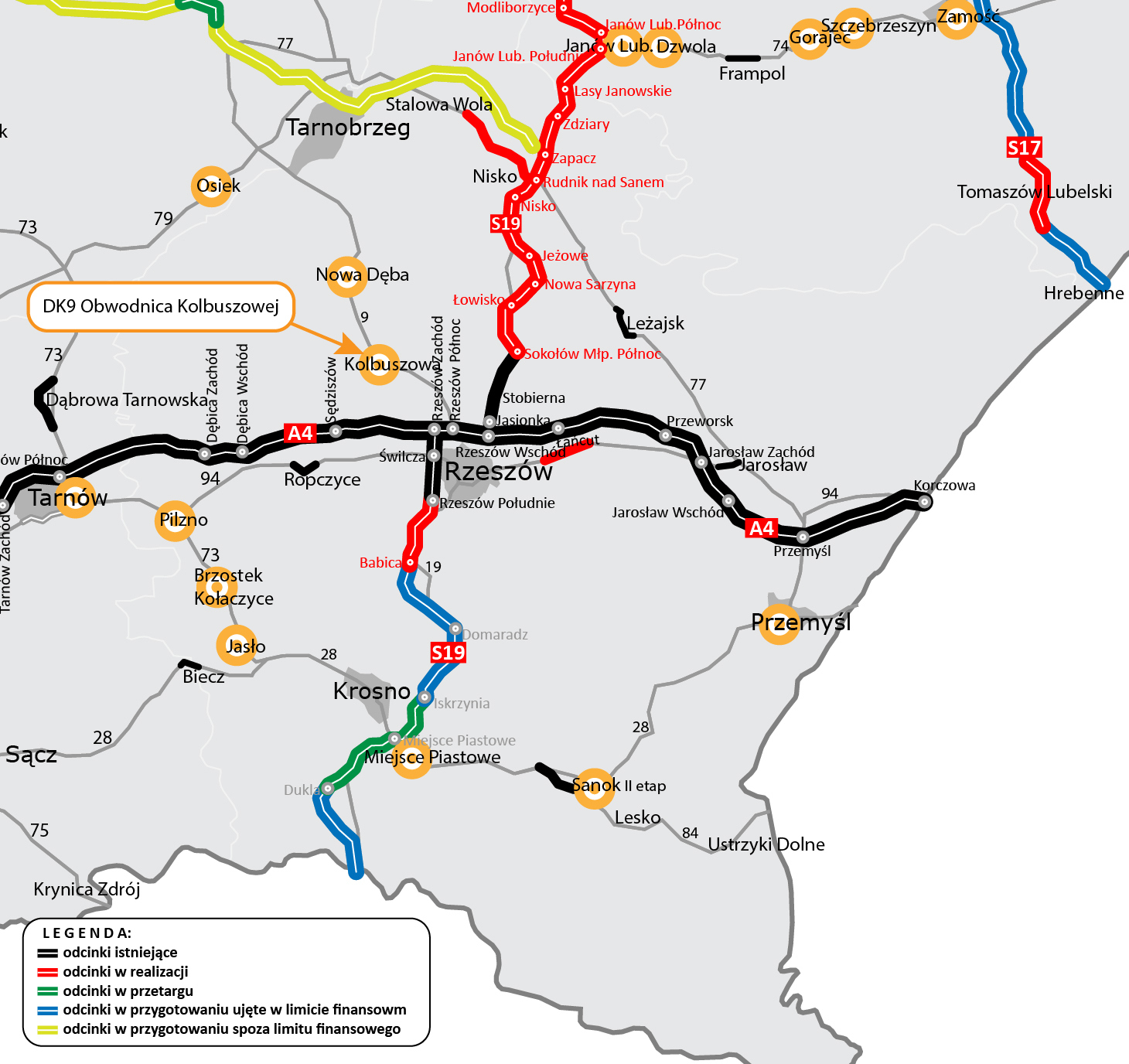 Obwodnica Kolbuszowej ma zostać zrealizowana w latach 2026–2028.