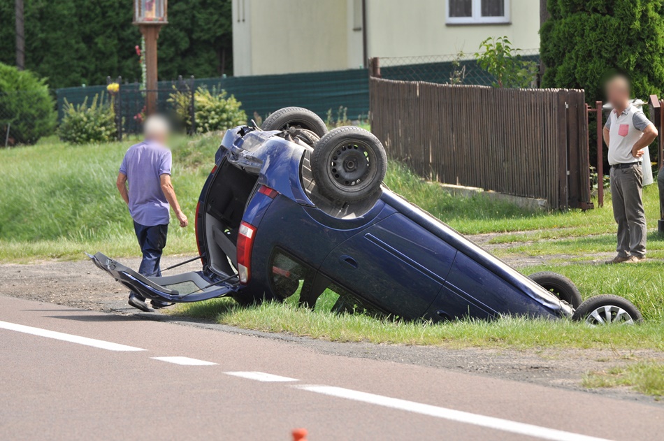 Wypadek w Widełce