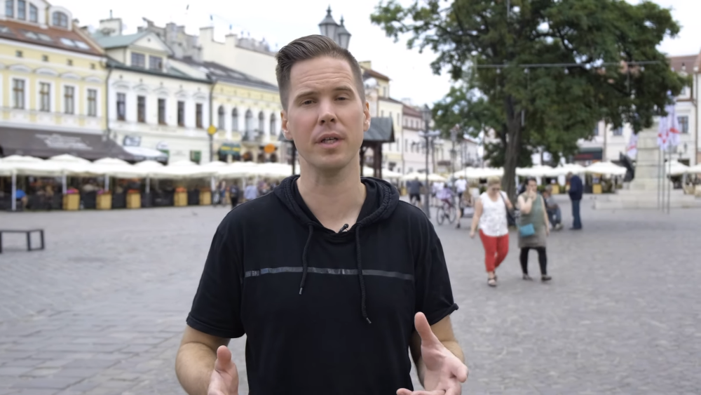 Amerykański YouTuber Ryan Socash odwiedza kolejne podkarpackie miasto [VIDEO] - Zdjęcie główne