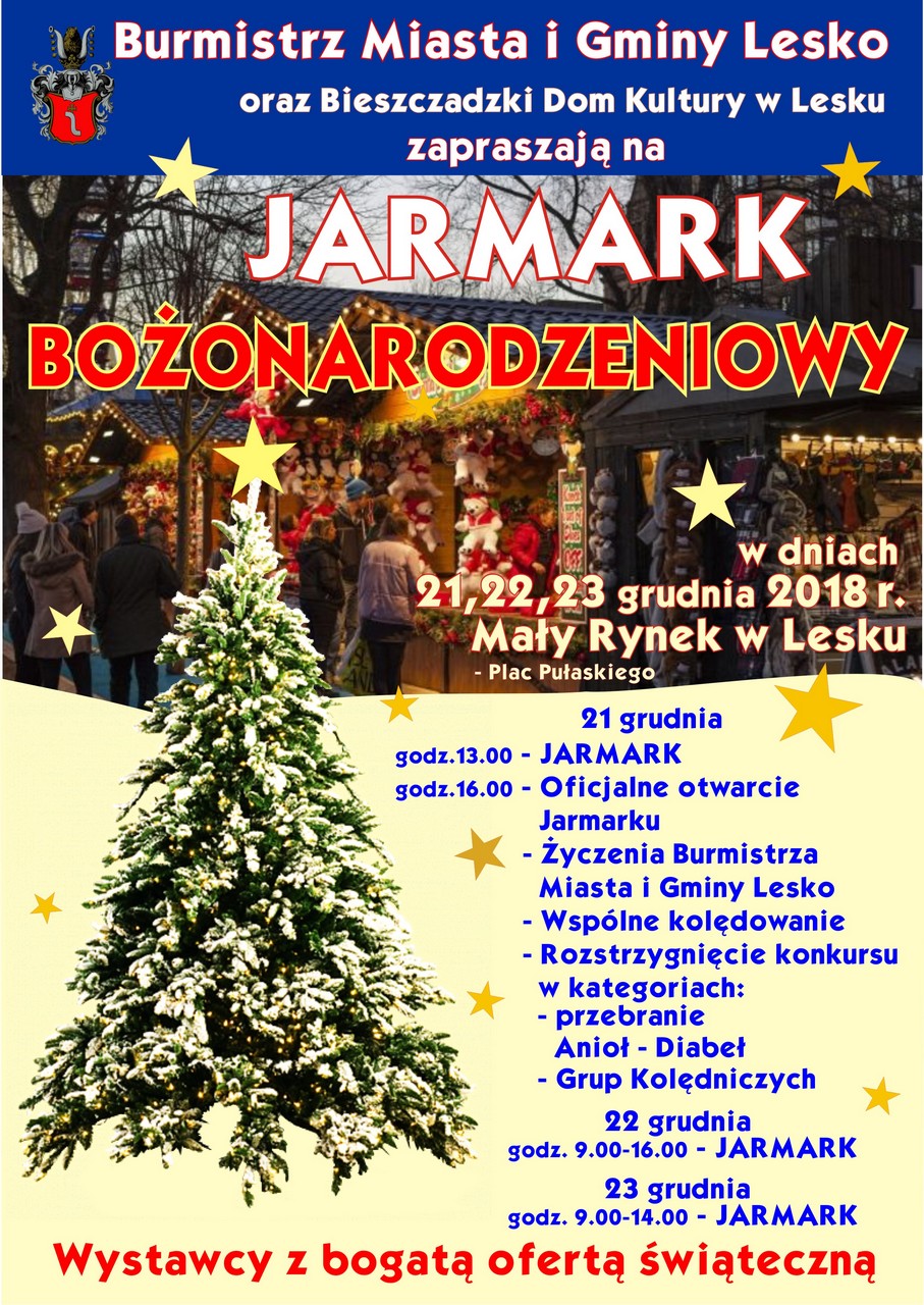 Jarmark Bożonarodzeniowy w Lesku - Zdjęcie główne