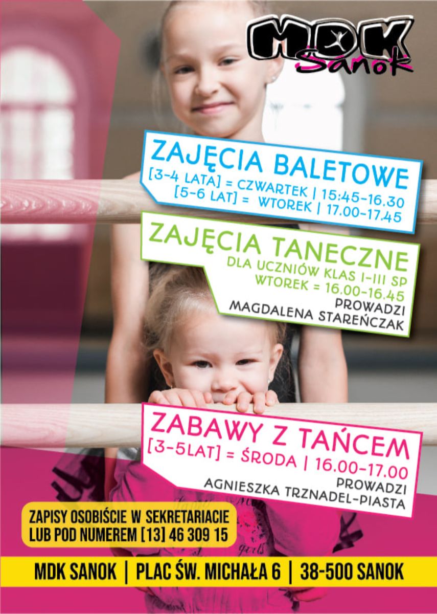 Zajęcia taneczne dla dzieci w Sanoku - Zdjęcie główne