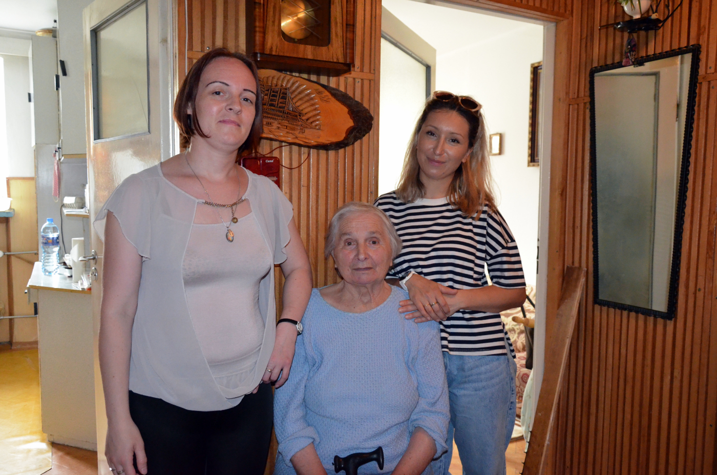 Pani Ludwika z pracownicami sanockiego MOPS-u
