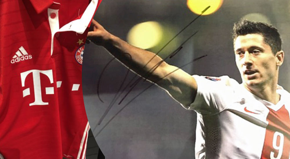 Robert Lewandowski dla I LO - Zdjęcie główne