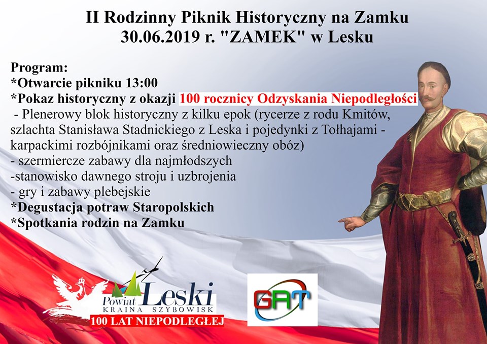 Dzisiaj II Rodzinny Piknik Historyczny na Zamku w Lesku - Zdjęcie główne