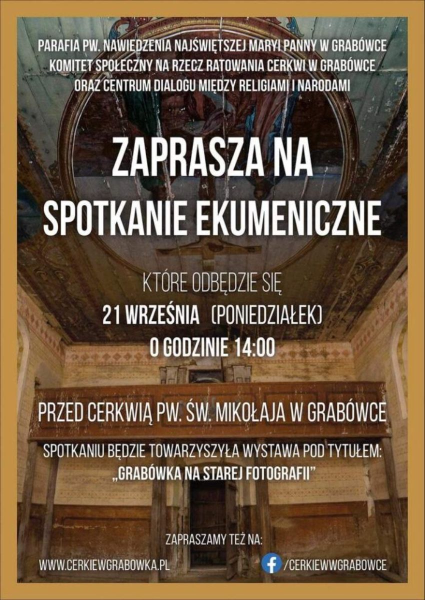 Zapraszamy na spotkanie ekumeniczne w Grabówce - Zdjęcie główne