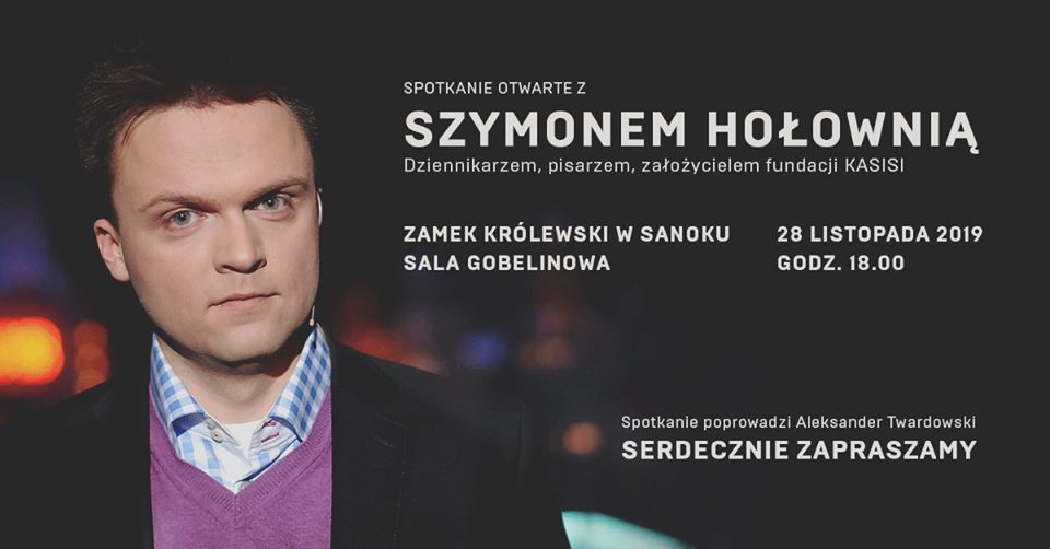 Zapraszamy na otwarte spotkanie z Szymonem Hołownią w Sanoku - Zdjęcie główne