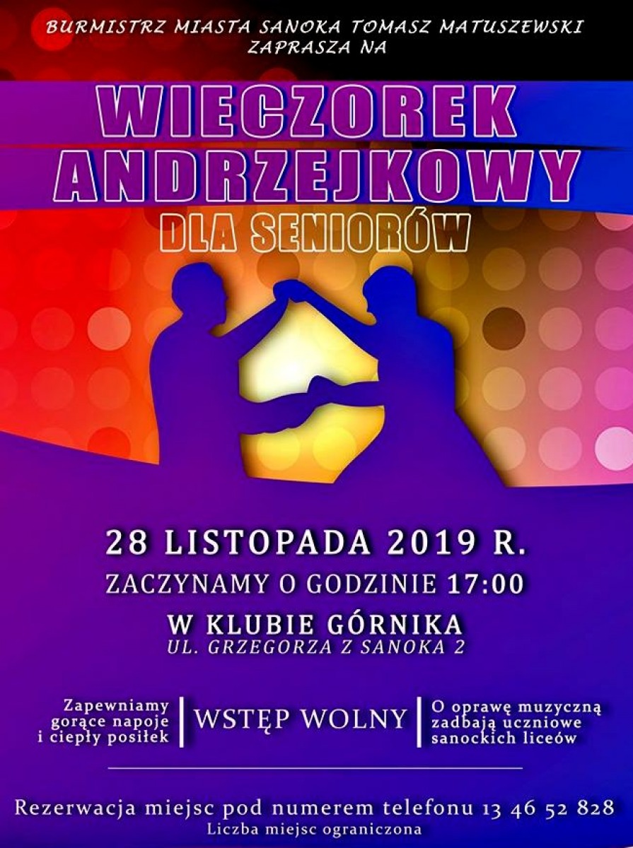 SANOK: Wieczorek andrzejkowy dla Seniorów - Zdjęcie główne