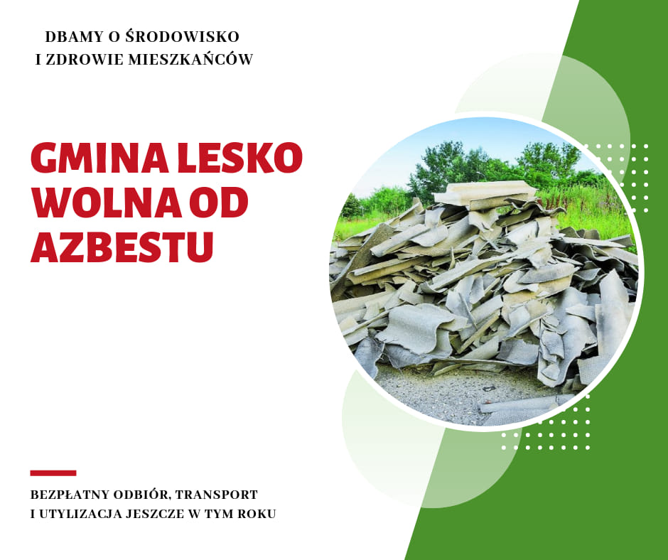 Gmina Lesko wolna od azbestu - Zdjęcie główne