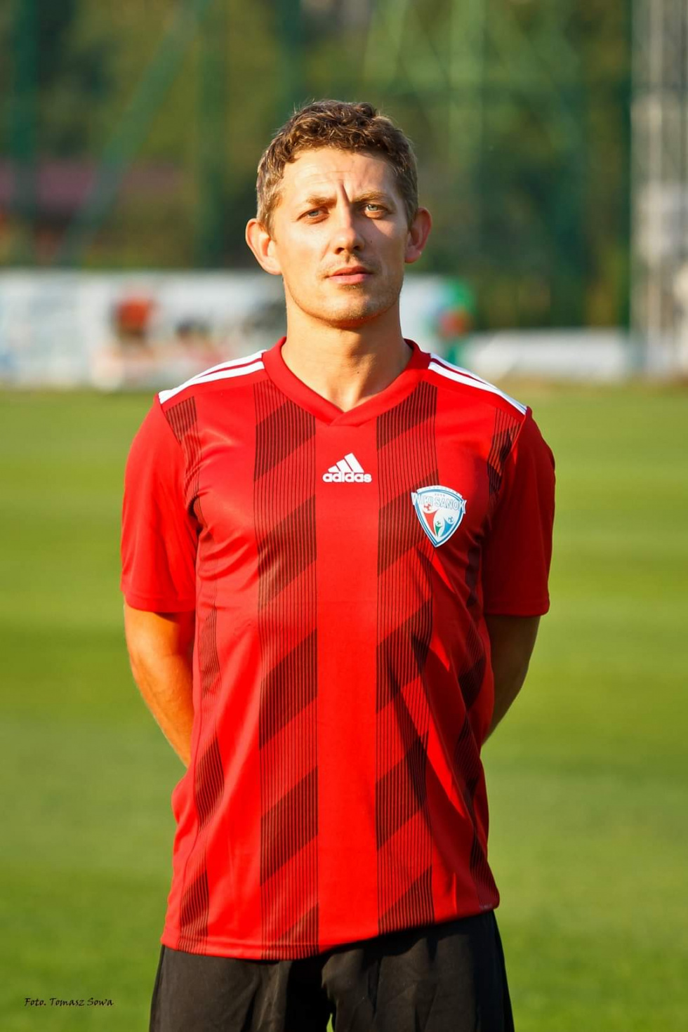 Przed meczem ćwierćfinału okręgowego Pucharu Polski Wiki Sanok - Karpaty Krosno. - Zdjęcie główne