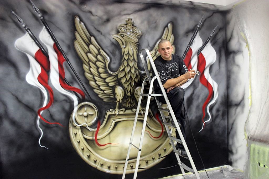 Historia pisana aerografem  - Zdjęcie główne