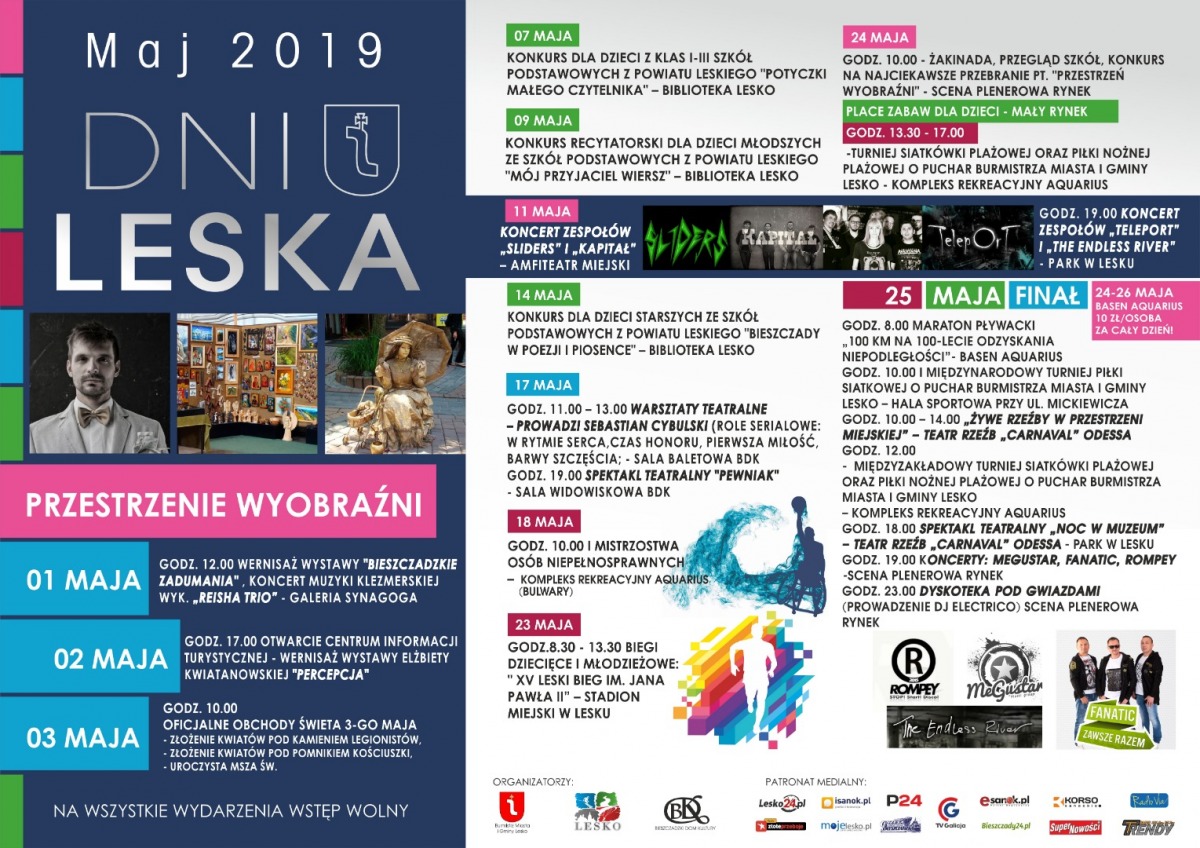 NASZ PATRONAT : Dni Leska 2019 w nowej formule. Festiwal różnorodności!  - Zdjęcie główne