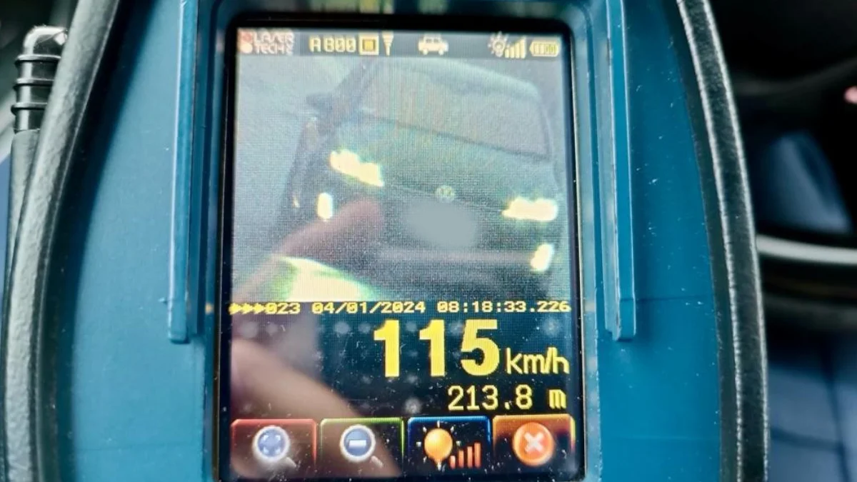 Przekroczył prędkość o 65 km/h. Szalony kierowca zatrzymany przez policję - Zdjęcie główne