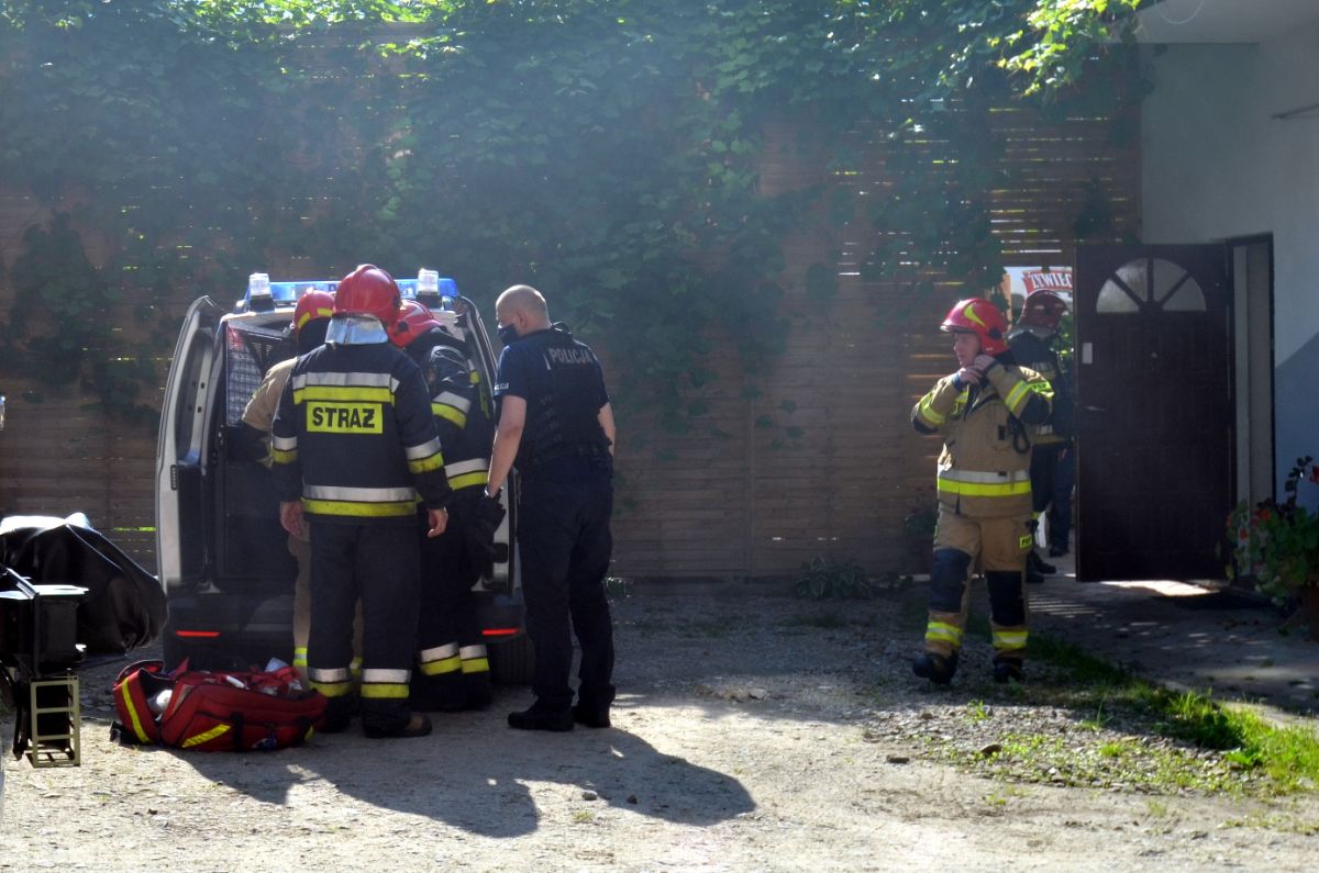 Pożar w domu przy ulicy Cegielnianej w Sanoku [FOTO+VIDEO] - Zdjęcie główne