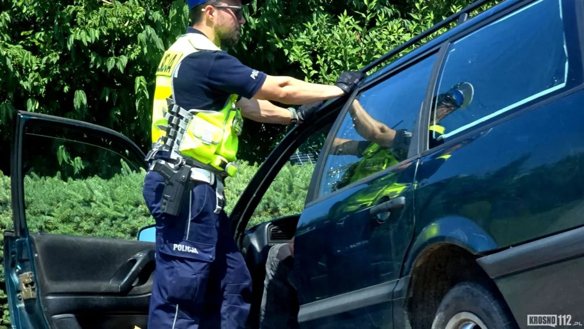 Volkswagen w rowie, pięciu pijanych pasażerów. Policja ustala, kto prowadził - Zdjęcie główne