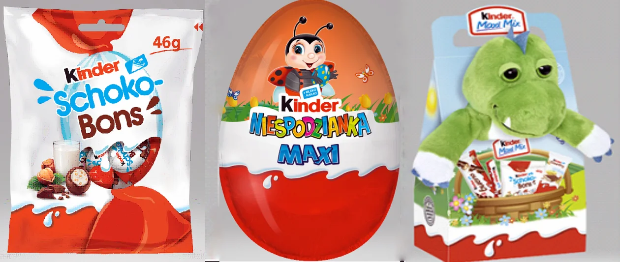 UWAGA! Popularne Kinder Niespodzianki, Schokobons  i Kinder Maxi wycofane dobrowolnie przez Ferrero ! - Zdjęcie główne