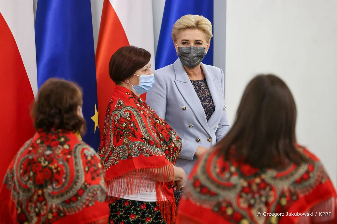 Pierwsza Dama RP przyjęła koło gospodyń wiejskich z Podkarpacia