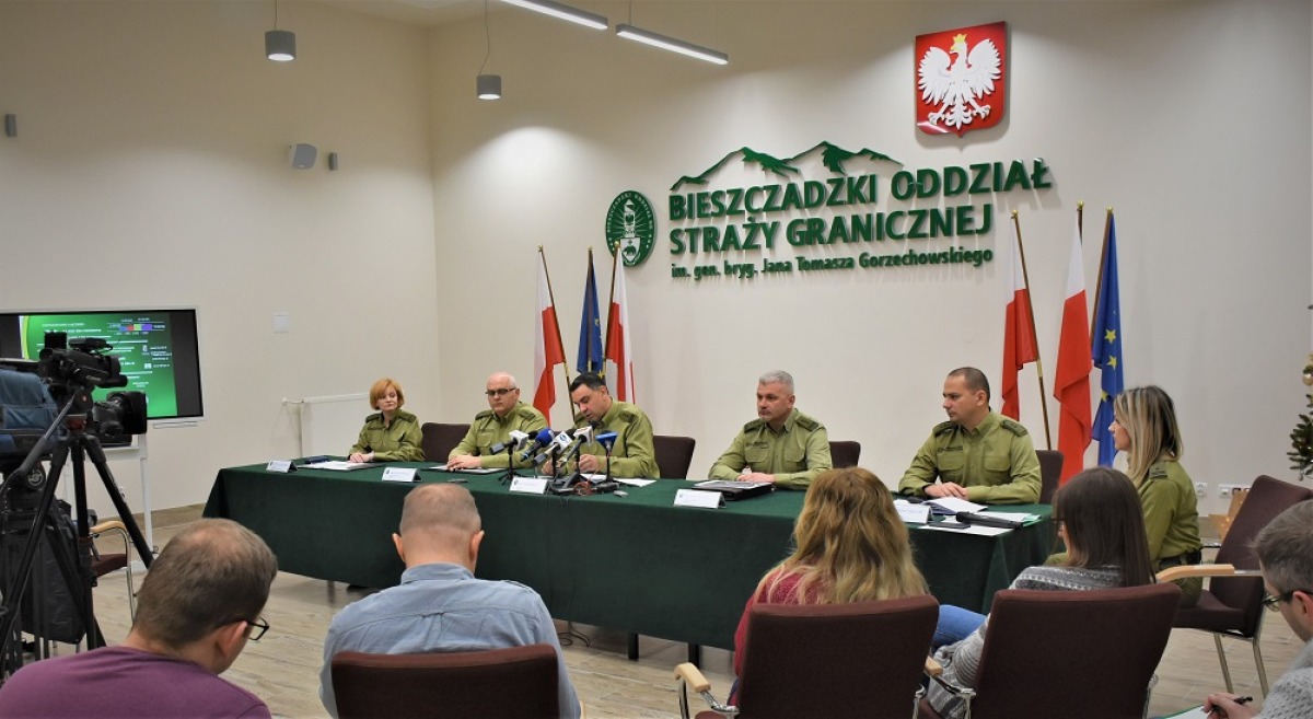 Bieszczadzki Oddział Straży Granicznej podsumował 2018 rok - Zdjęcie główne