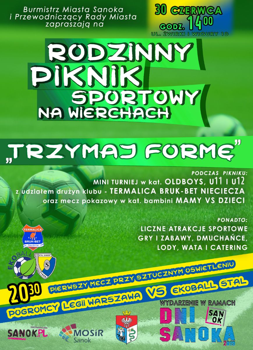 SANOK: Rodzinny Piknik Sportowy na Wierchach - Zdjęcie główne