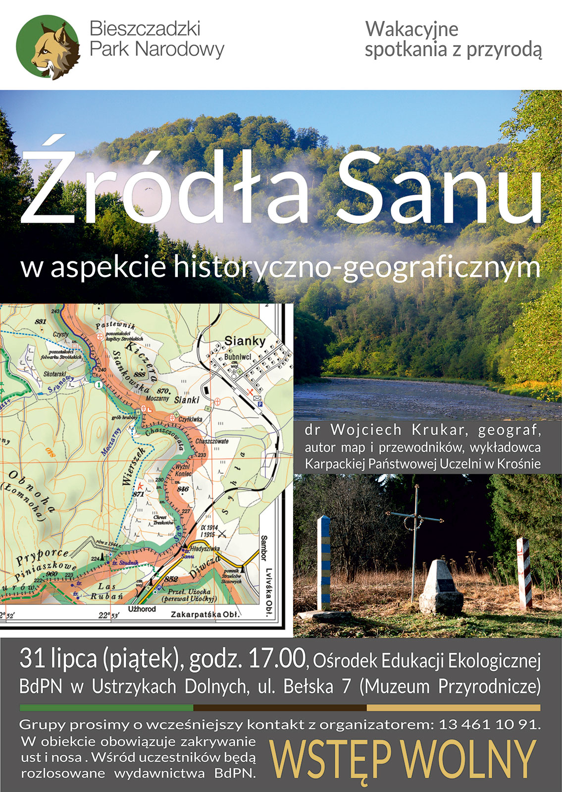 Spotkanie "Źródła Sanu w aspekcie historyczno-geograficznym" - Zdjęcie główne