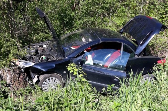 Straciła panowanie nad samochodem i uderzyła w drzewo - Zdjęcie główne