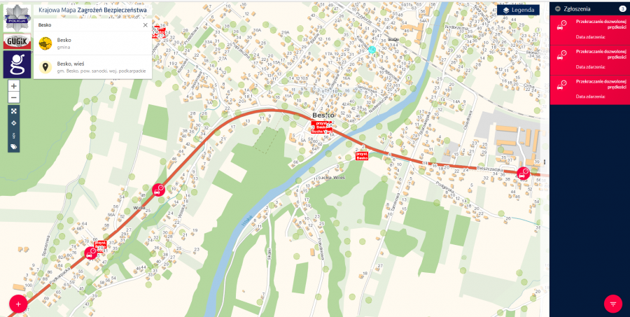 Krajowa Mapa Zagrożeń zdaje egzamin. Kontrola wykazała przekroczenia prędkości! - Zdjęcie główne