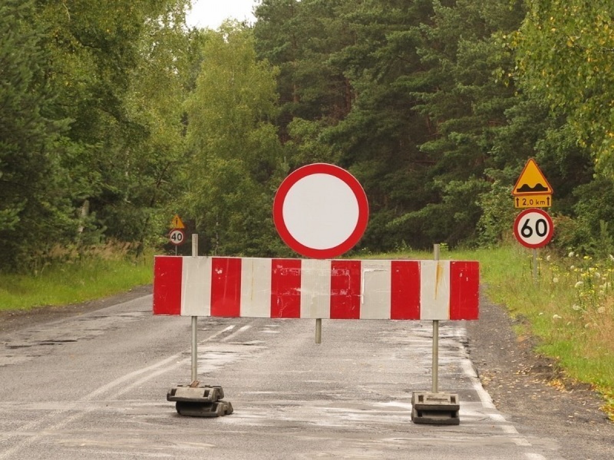 Zamknięcie drogi powiatowej Ropienka - Rozpucie  - Zdjęcie główne