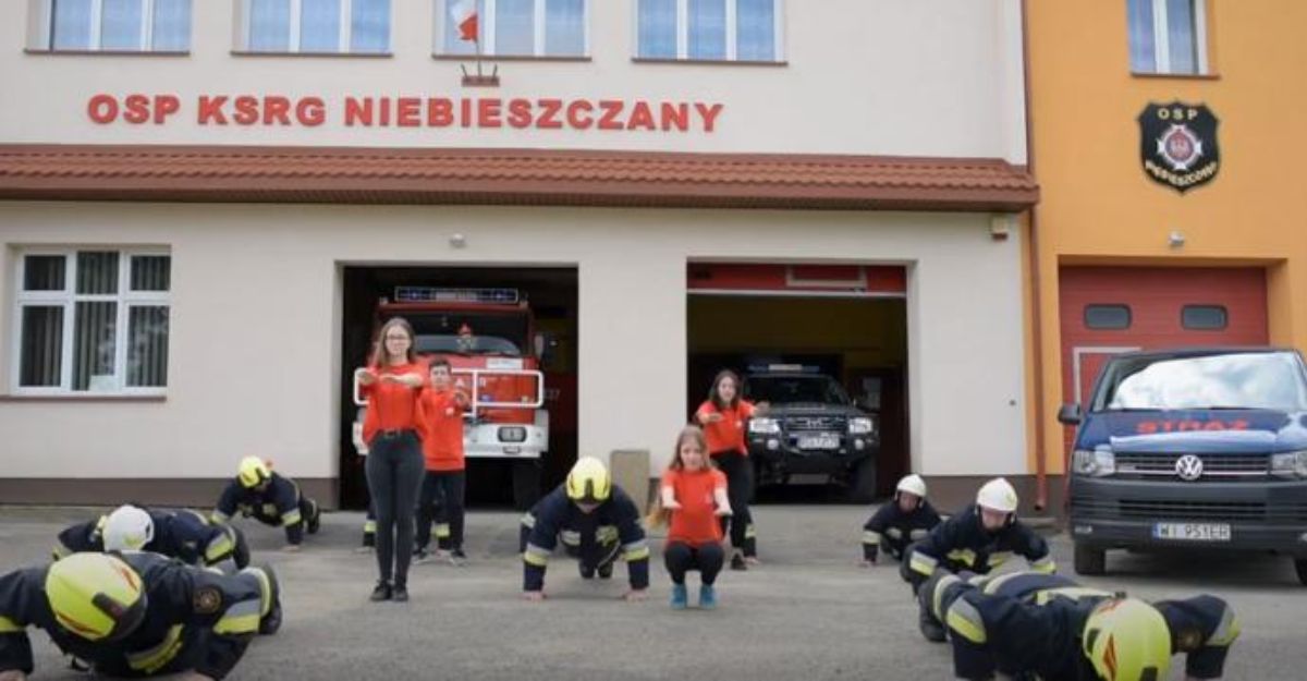 OSP Niebieszczany podjęli wyzwanie w #GaszynChallenge! [VIDEO] - Zdjęcie główne