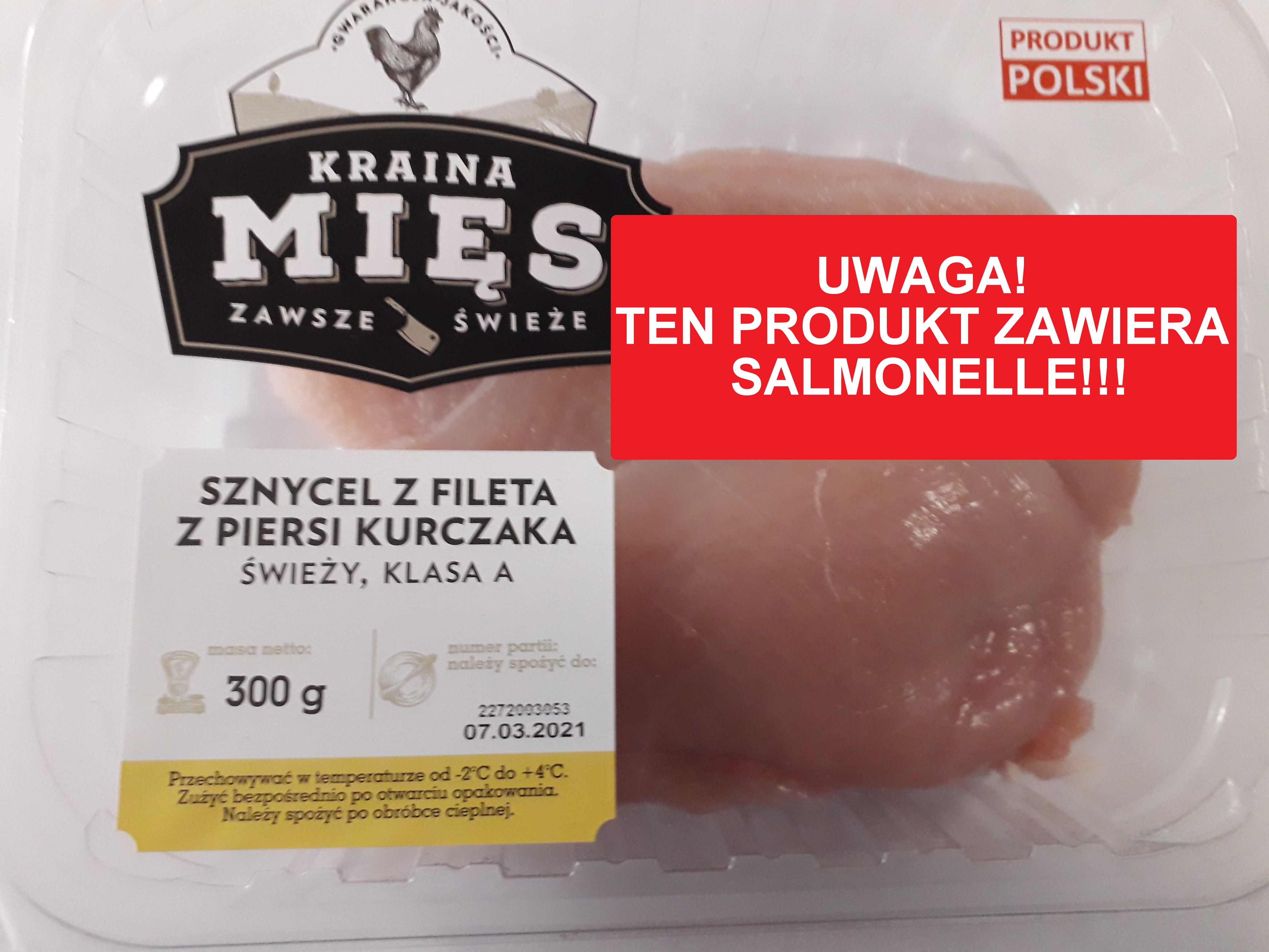 UWAGA! Filety z kurczaka z Salmonellą! Jeśli je kupiłeś, wyrzuć bezwzględnie! - Zdjęcie główne