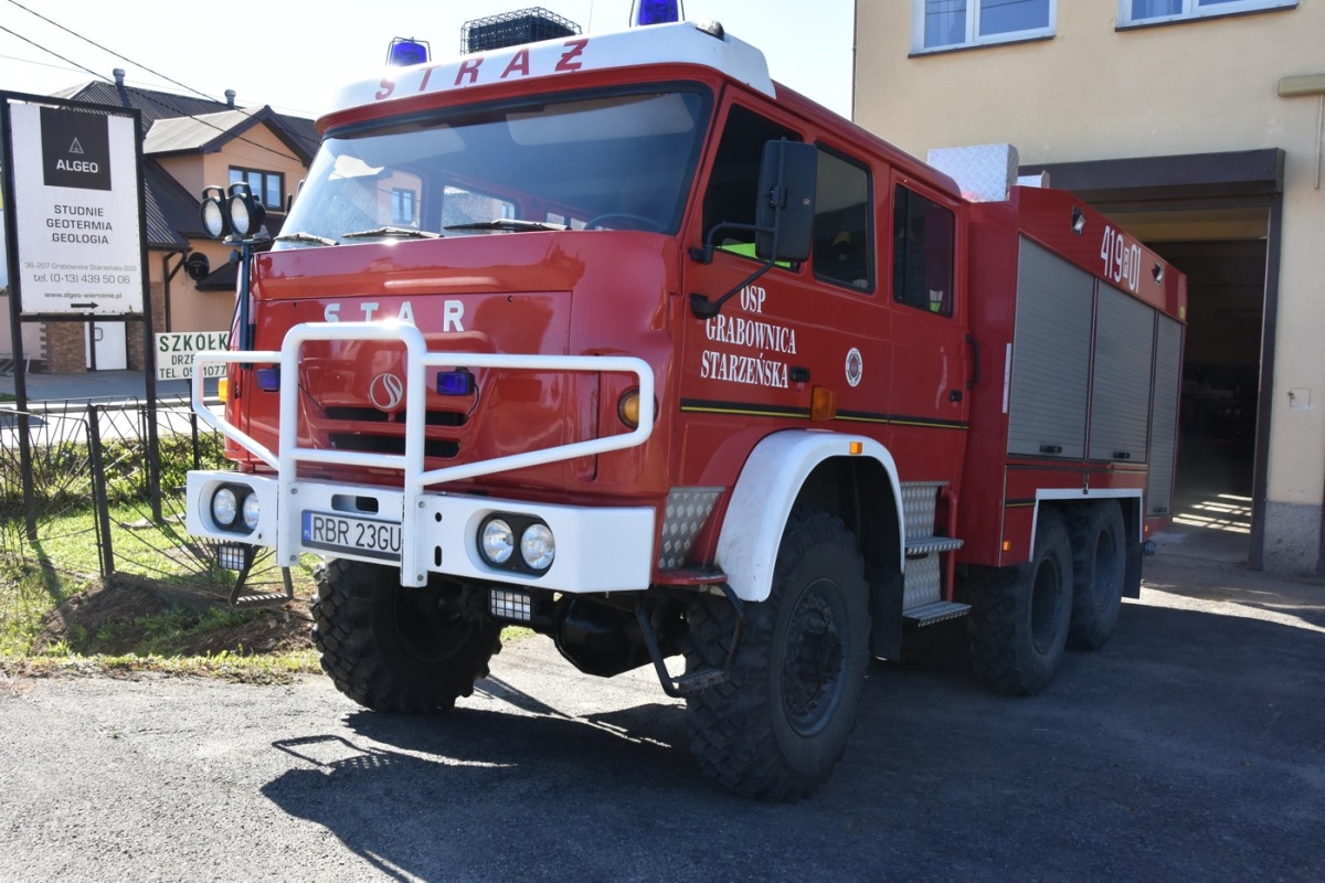 Wyremontowano samochód OSP Grabownica Starzeńska - Zdjęcie główne