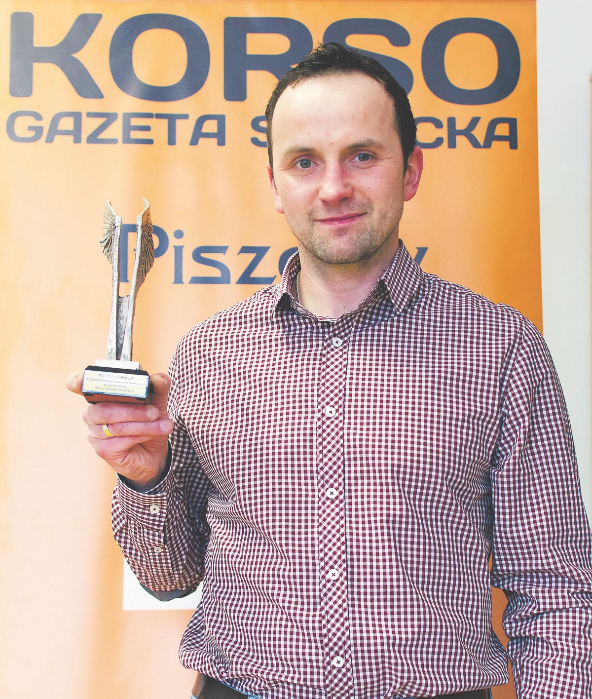 Maciej Mermer, zwycięzca w plebiscycie Najpopularniejszy Sportowiec Roku 2017 Korso Gazety Sanockiej - Zdjęcie główne